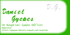 daniel gyepes business card